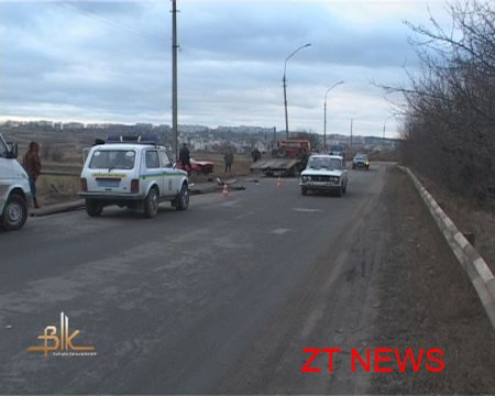 П’яний автомобіліст врізався у відбійник на мосту в Бердичеві