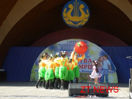 Святкування Дня захисту дітей в Житомирі ВІДЕО