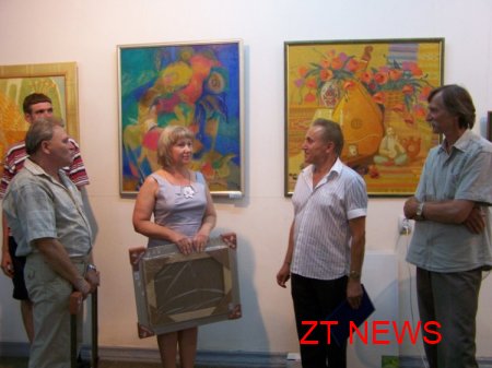 22 червня було відкрито ювілейну виставку художника Петра Богомаза