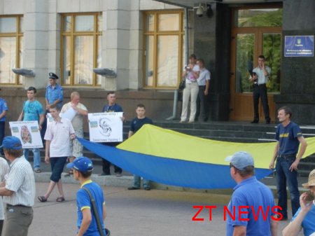 В Житомирі пройшов мітинг на захист української мови