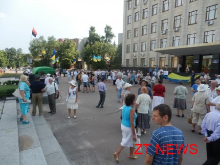 В Житомирі пройшов мітинг на захист української мови