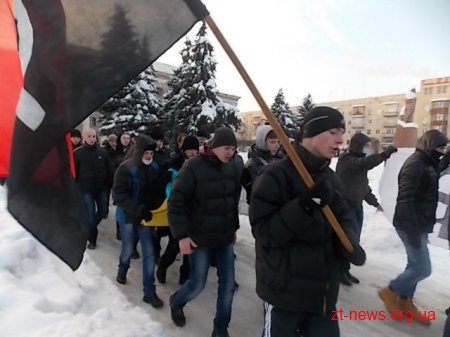 У Житомирі провели протестну ходу на підтримку сім'ї Павличенко ВІДЕО