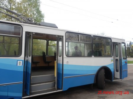 У Житомирі вийшов на маршрут третій капітально відновлений тролейбус