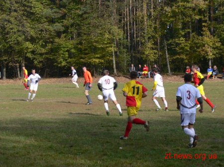 6 вересня відбулись матчі 16 туру РОС-чемпіонату Житомирського району з футболу 2013 року у Вищій лізі