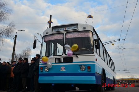 На День Святого Миколая працівники ТТУ подарують житомирянам 7-й у цьому році тролейбус