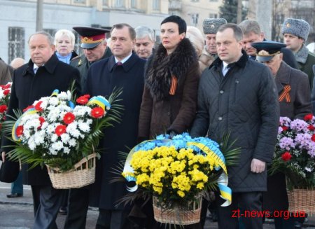 У Житомирі вшанували пам'ять загиблих у роки Великої Вітчизняної війни за звільнення Житомира