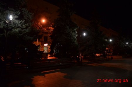 В сквері на Соборному майдані Житомира буде встановлене додаткове освітлення