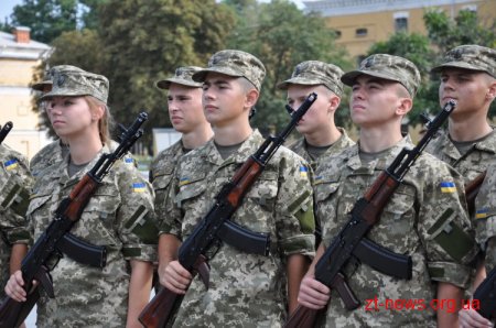 У Житомирі 239 курсантів склали Військову присягу на вірність українському народові