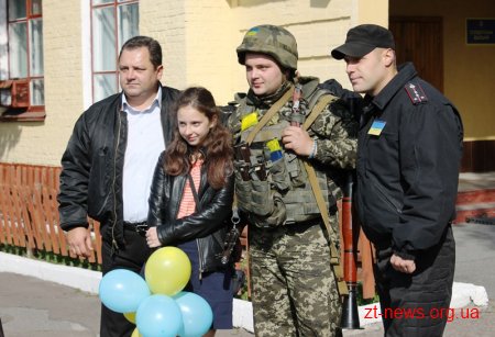 На Житомирщину зі Сходу України повернулися бійці Національної Гвардії