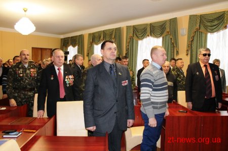 У Житомирі воїни-миротворці зустрілися з керівництвом області