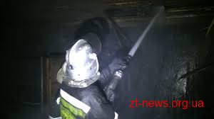 У Житомирі на пожежі ледь не загинув 36-річний чоловік