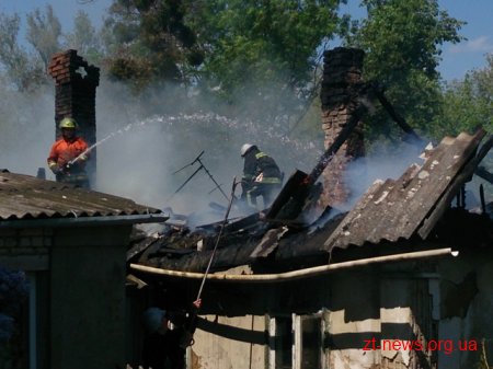 На Житомирщині рятувальники винесли непритомного чоловіка з задимленого будинку