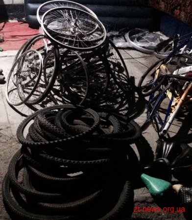 У Житомирі міліціонери викрили злодія, який викрав близько півсотні велосипедів