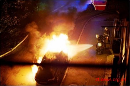На Житомирщині вогнеборці ліквідували загоряння автомобіля
