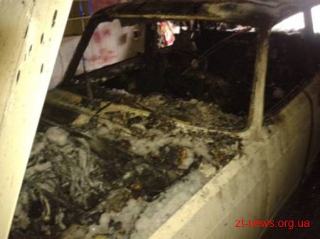 На Житомирщині рятувальники ліквідували пожежу автомобіля