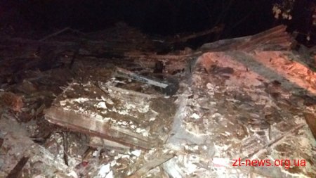 На Житомирщині внаслідок руйнування нежилого будинку загинув чоловік