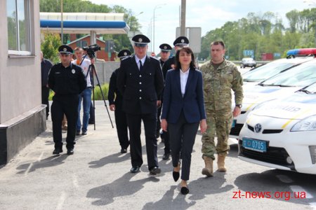 У Житомирі презентували початок роботи патрульної поліції на ділянці автодороги Житомир - Рівне