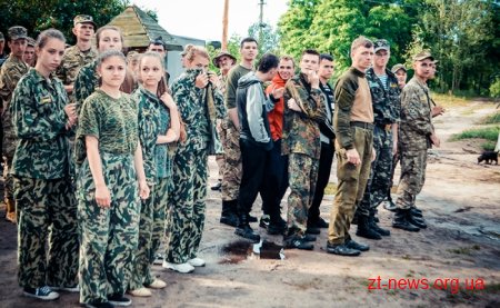 Учасники табору «Нащадки козацької слави» завітали до Житомирського полігону