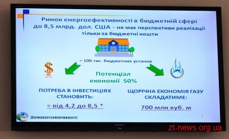 Очільникам міст і районів Житомирщини розповіли, що таке енергосервіс в бюджетній сфері