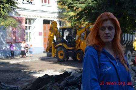 В Житомирі розпочалась реконструкція вулиці Михайлівської