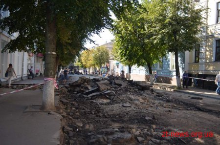 В Житомирі розпочалась реконструкція вулиці Михайлівської