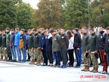На Житомирщині розпочався військово-патріотичний збір молоді