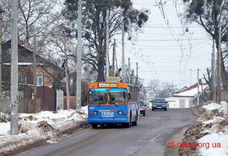 У Житомирі запустили новий тролейбусний маршрут