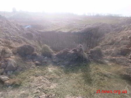 Двоє чоловіків у пошуках сонячного каміння орудували екскаваторами на Житомирщині