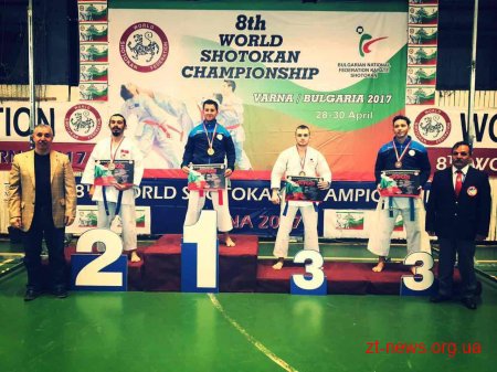 Житомиряни завоювали бронзові нагороди на чемпіонаті світу з карате