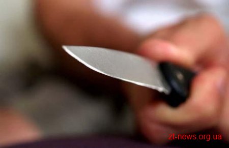 У Житомирі поліцейські затримали чоловіка, який ножем травмував перехожого