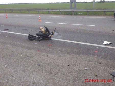 На Житомирщині у результаті ДТП загинув мотоцикліст
