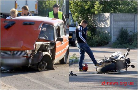 У Житомирі в результаті ДТП загинув пасажир мотоцикла