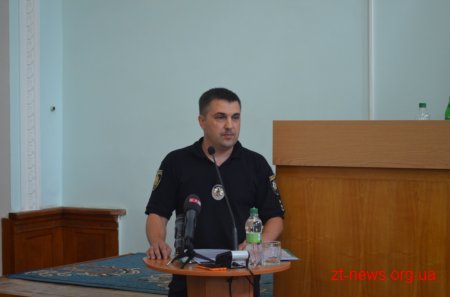 Керівник житомирської поліції відзвітував перед депутатами міської ради