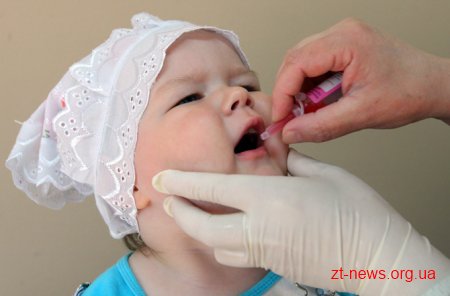 В Житомирську область надійде майже 30 тис. доз вакцин проти поліомієліту