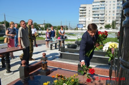 Житомиряни вшанували пам'ять загиблих десантників