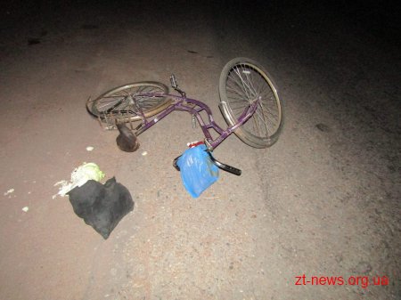 На Житомирщині поліція розшукала водія буса, який збив велосипедиста