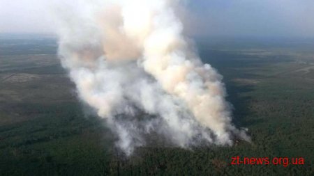 Інформація щодо ліквідації пожежі на території Поліського природного заповідника