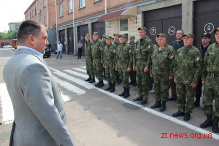 Загін поліцейських Житомирщини відбув у зону АТО
