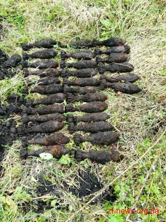 На Житомирщині «мисливці» за металобрухтом натрапили на 44 мінометні міни