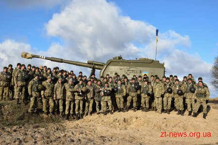 Дві батареї 26 артилерійської бригади отримали звання найкращих у ЗСУ