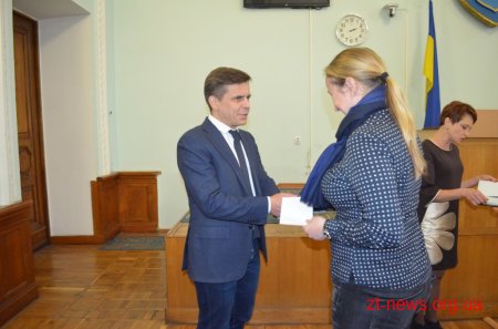 Обдаровані діти Житомира отримали стипендії міського голови