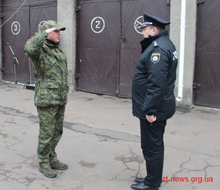 До Житомира повернулися поліцейські, які кілька місяців працювали у зоні АТО