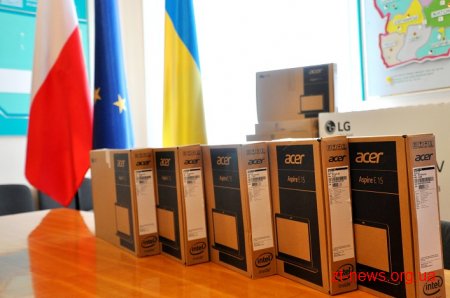 Житомирська ОДА отримала грант від Польщі на комп’ютерну техніку для роботи з інвесторами