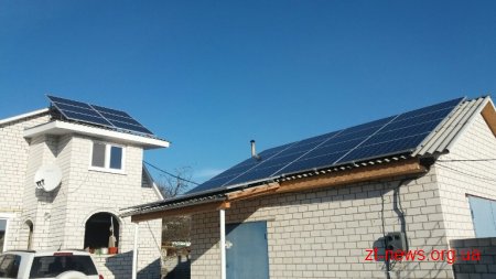 Родина з Коростишева отримала 50 тис. грн компенсації за сонячну електростанцію