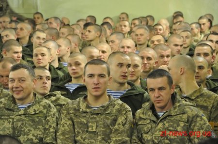 У Житомирі військовослужбовців області урочисто вітали з професійним святом