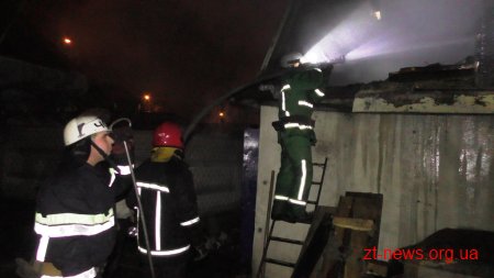 У Житомирі під час пожежі в гаражі загинув чоловік