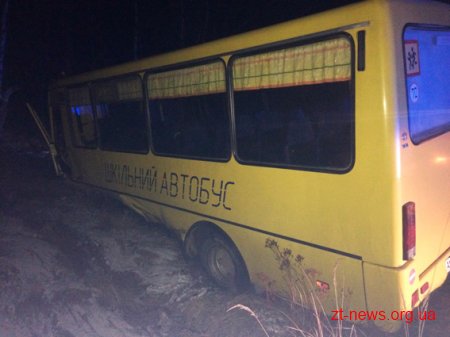 На Коростенщині сталося ДТП за участі шкільного автобуса