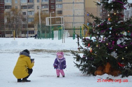 У мікрорайоні Маликова відбулося новорічне свято для дітей
