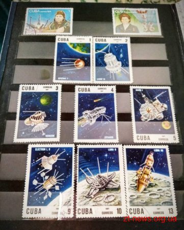 Колекція музею космонавтики знову поповнилась рарітетними марками та значками