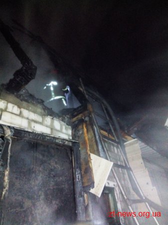 У Житомирі пожежу в одному з гаражів гасили одразу чотири відділення рятувальників